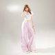 2 Colors Retro Low Waist Striped Loose Wide Leg Pants Spring and Summer Lace Lazy Drawstring Pants Women