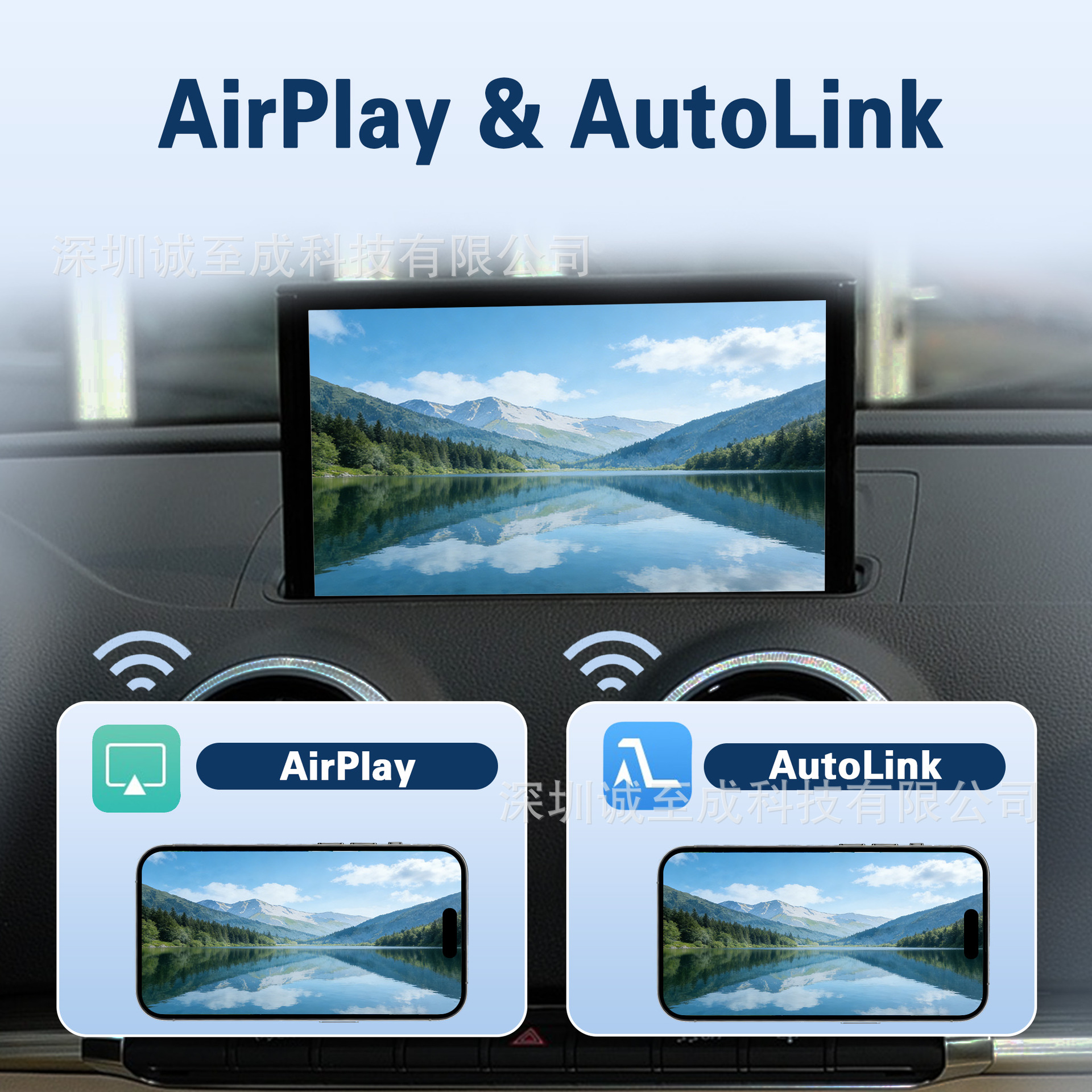 Cross-Border Wireless Carplay/Hicar Suitable for Audi Audi Original Car Screen Upgrade Multimedia Decoder Supply Source