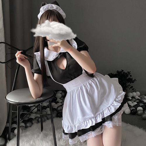 Sexy lingerie two-dimensional sexy maid role-playing Lolita maid suit cosplay uniform temptation