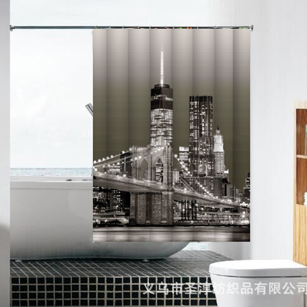 Cortina de puerta decorativa de tela de estilo europeo ins partición de impresión del hogar inodoro media cortina de puerta dormitorio sala de estar doble cortina de puerta abierta