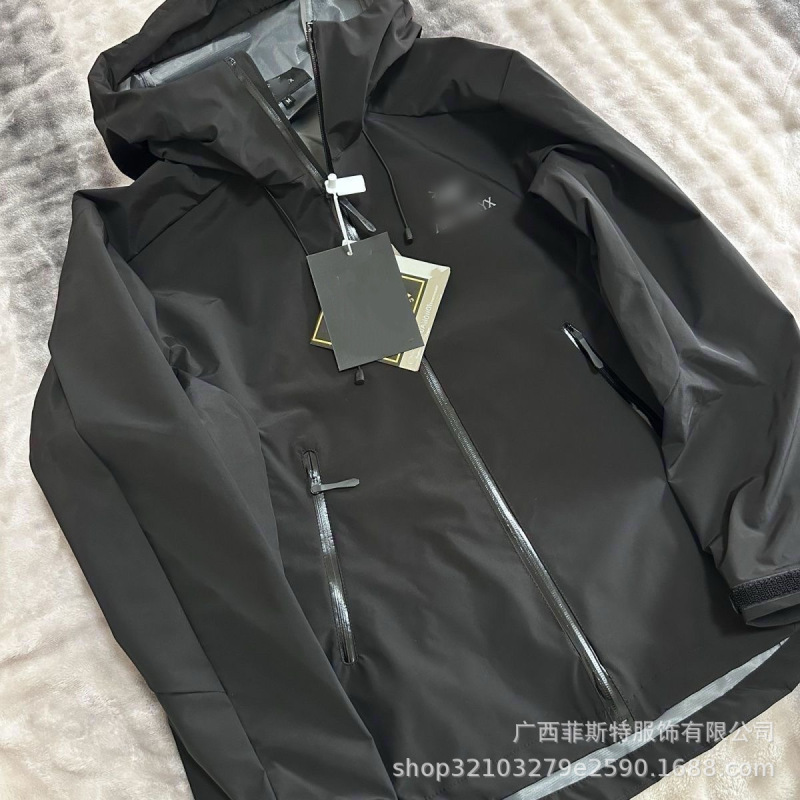 Birdhouse Pure Hardshell Hooded Outdoor Mountaineering Windproof Jacket for Men and Women, Couple's Sports Cycling Coat
