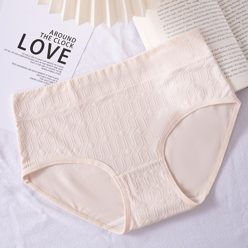 Ropa interior de mujer modal algodón transpirable antibacteriano inferior entrepierna chica sin costuras pantalones cortos de cintura media cabeza chica calzoncillos ropa interior