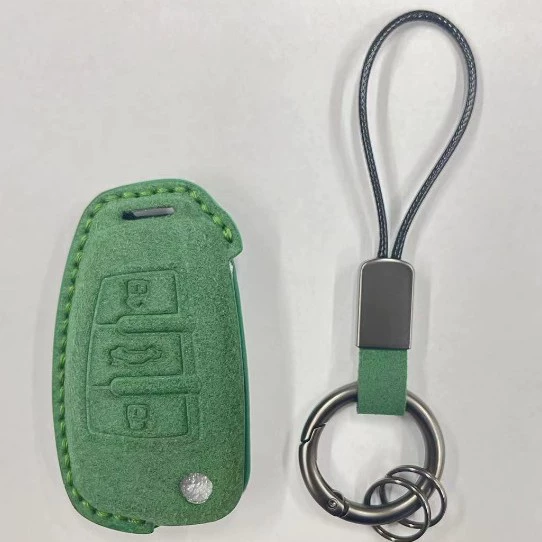 Специальный замшевый автомобильный чехол для ключей Ao-Di, защитный чехол для ключей ручной работы