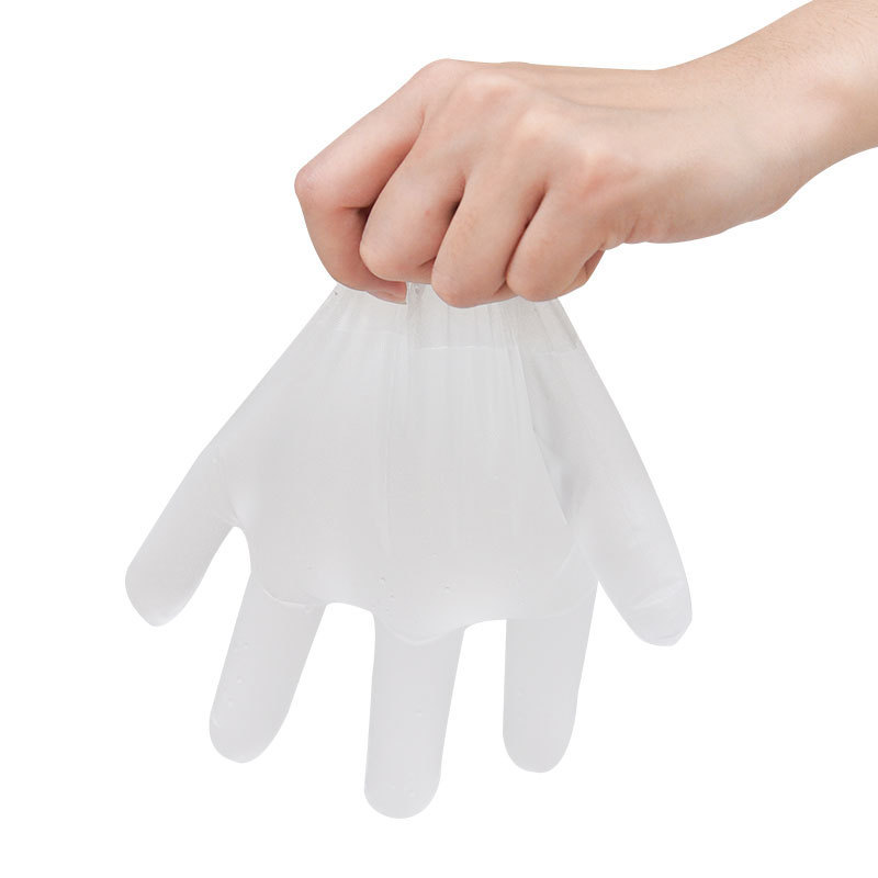 Ingke desechable guantes CPE alimentos transparentes plástico espesado lavado de platos limpio protector cocina guantes cpe domésticos