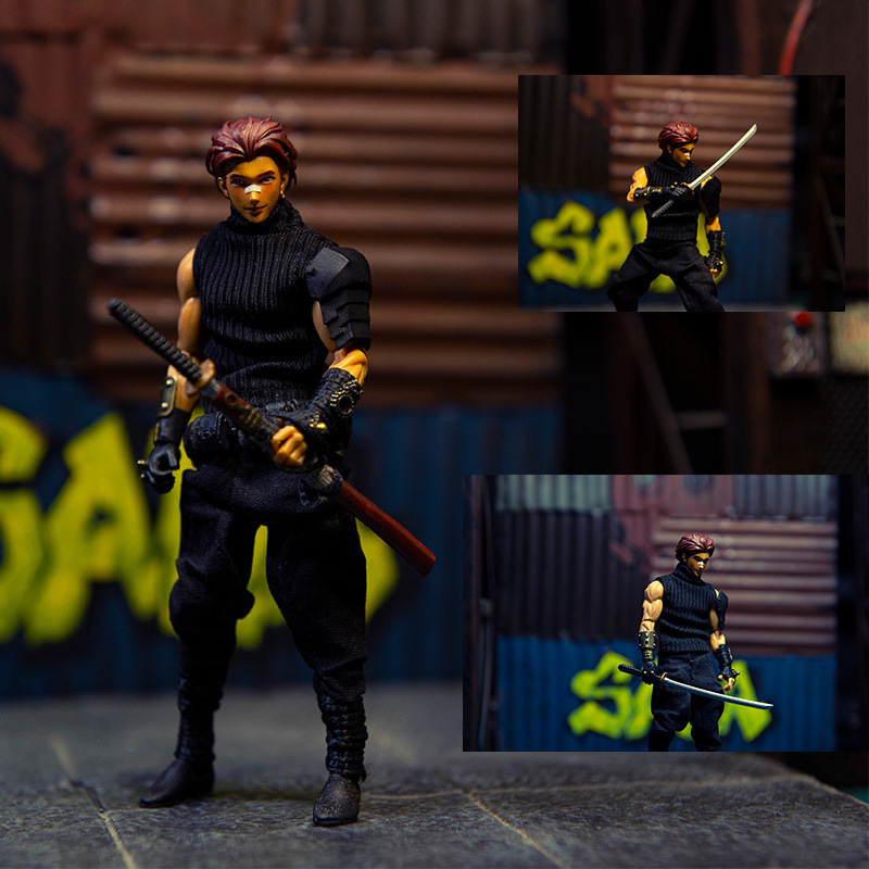 1/18兵人宽肩高领背心4寸玩具娃娃衣服BJD人偶高领毛衣YEESENYIYI