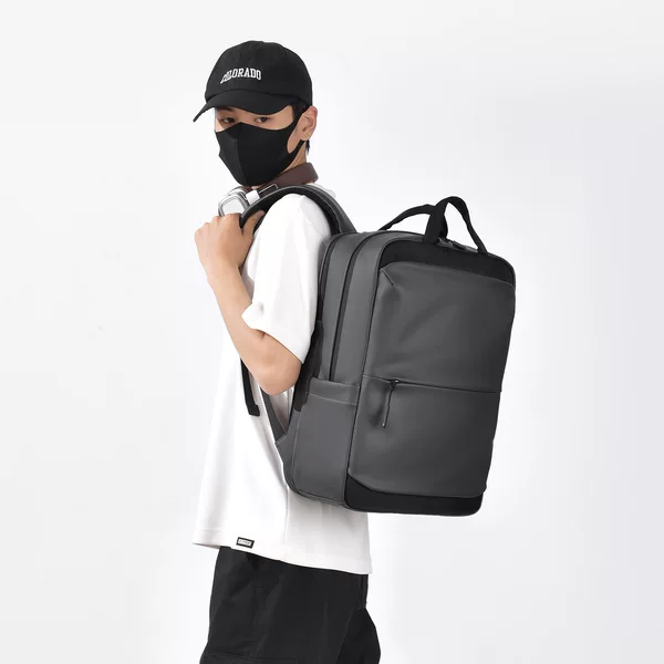 New cross-border backpack model, large-capacity travel student backpack, simple business laptop backpack for commuting