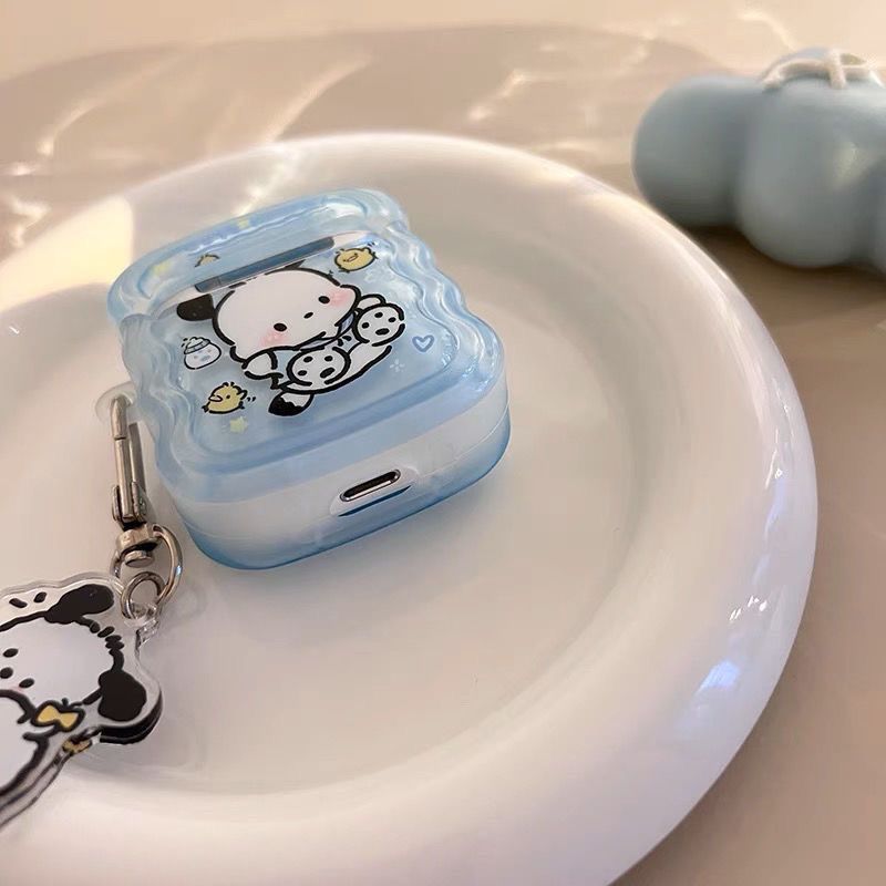 Cute Chick Pacha Perro AirPods 4 generación caso de protección Bluetooth Huaqiang norte airpodspro cubierta de auriculares