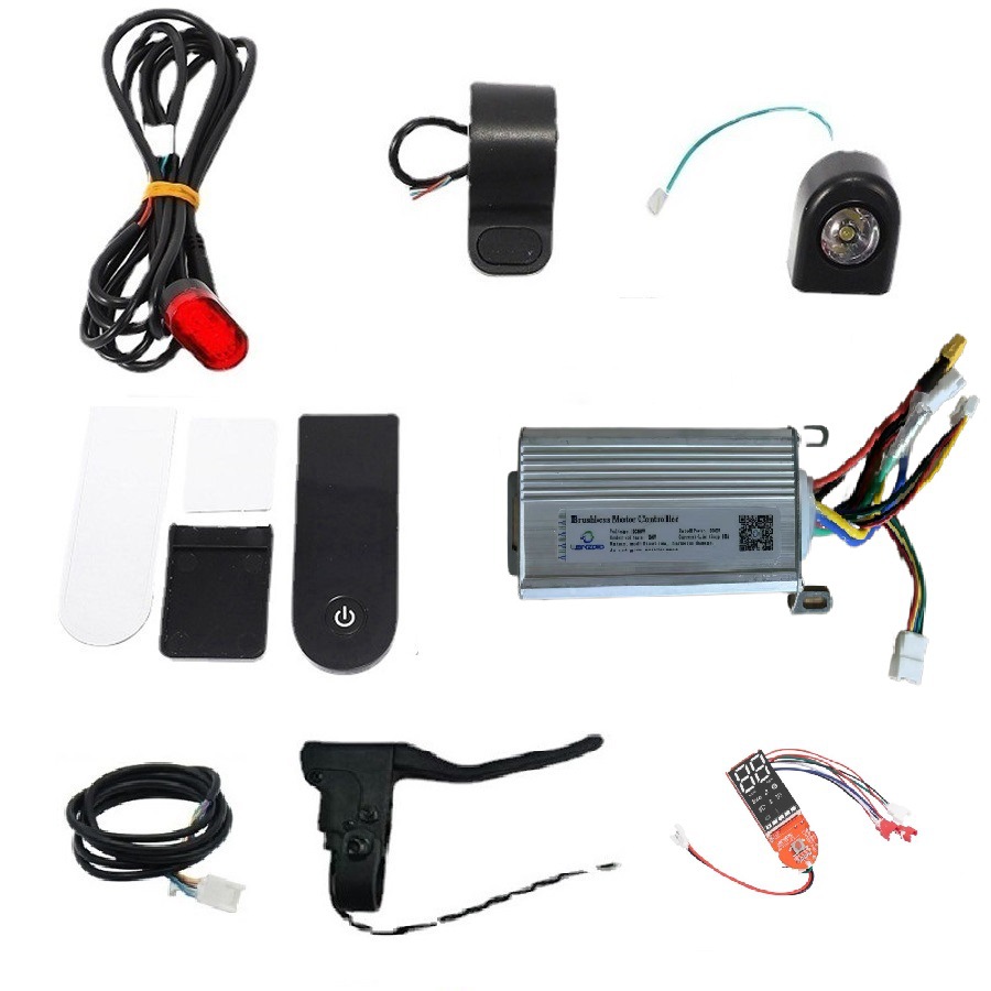 Controlador de instrumentos, luz delantera, luz trasera, línea de conexión, cubierta de superficie, freno de mano