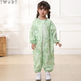 Baby Crawling Clothes, Outdoor Baby Crawling Clothes, One-Piece Clothes, Kidsren's Outing Cotton Coveralls, Anti-Dirty Whole Body Direct Sales