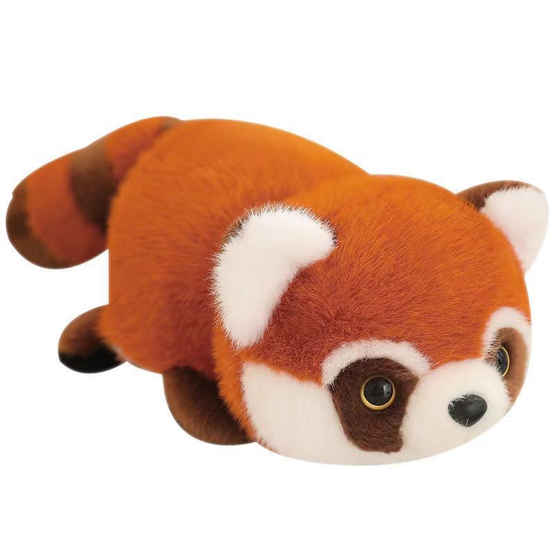 2025 新製品かわいいアライグマフリップレッサーパンダパンダ変身ジャイアントパンダ人形ぬいぐるみ人形ギフト|undefined