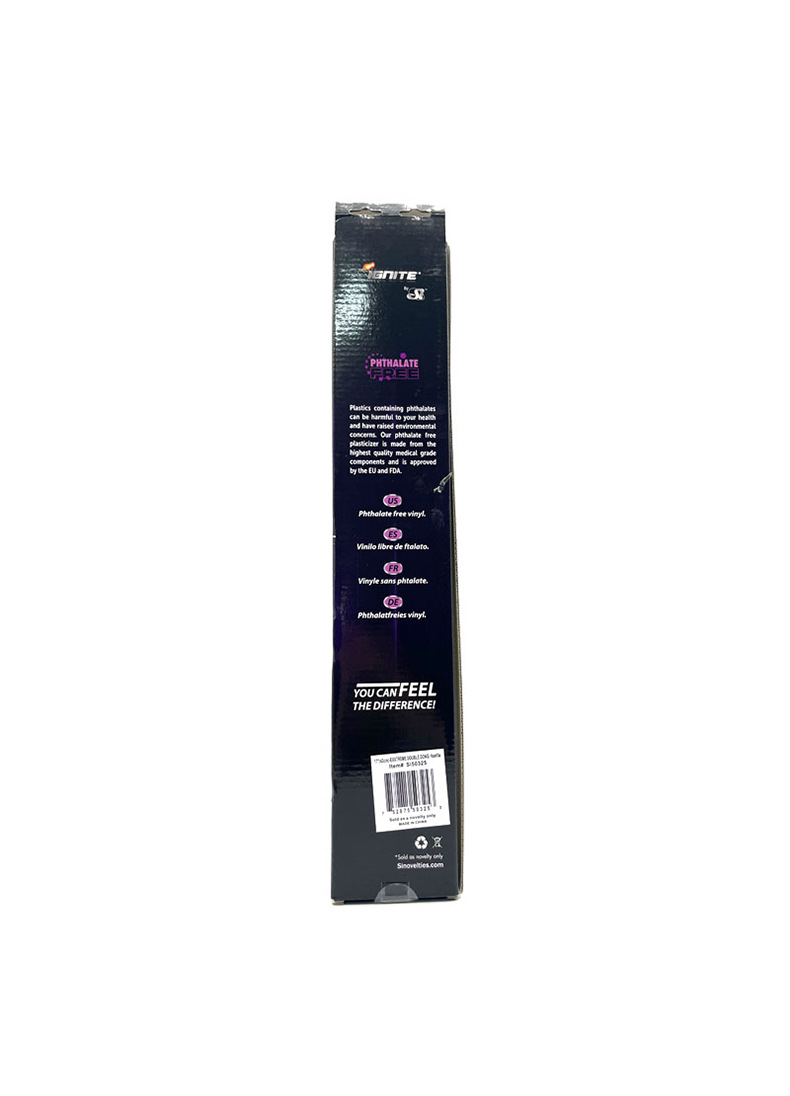 Double-Headed PVC Anal Plug, High-Simulation Adult Toy for Men and Women — detail image 3