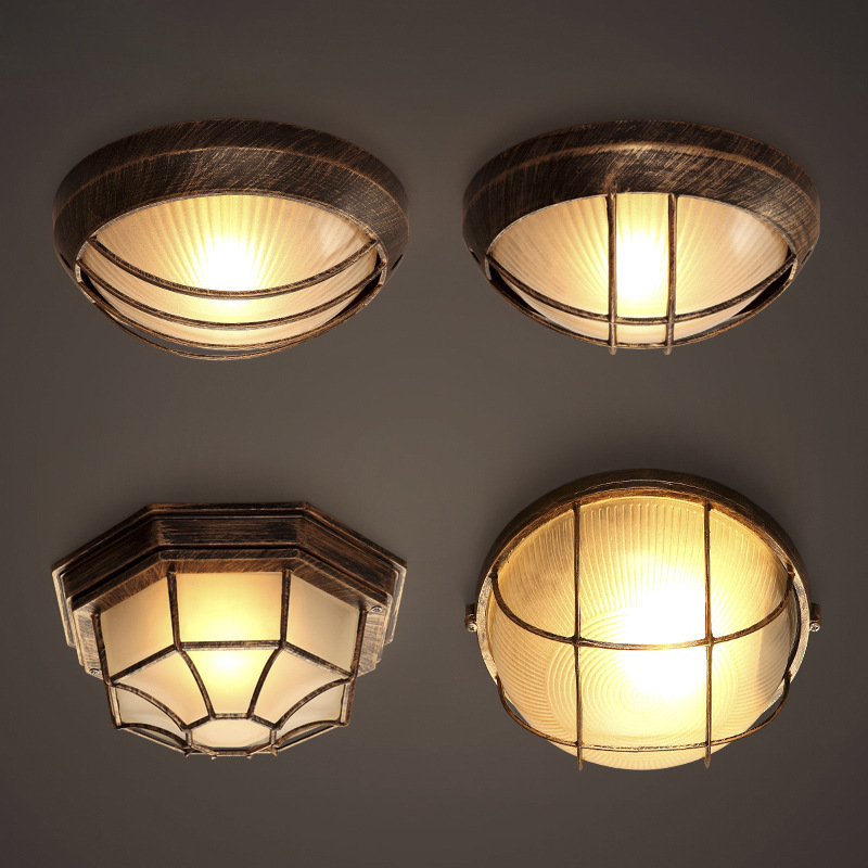 Creative retro ceiling light for hotel for living room for gazebo…