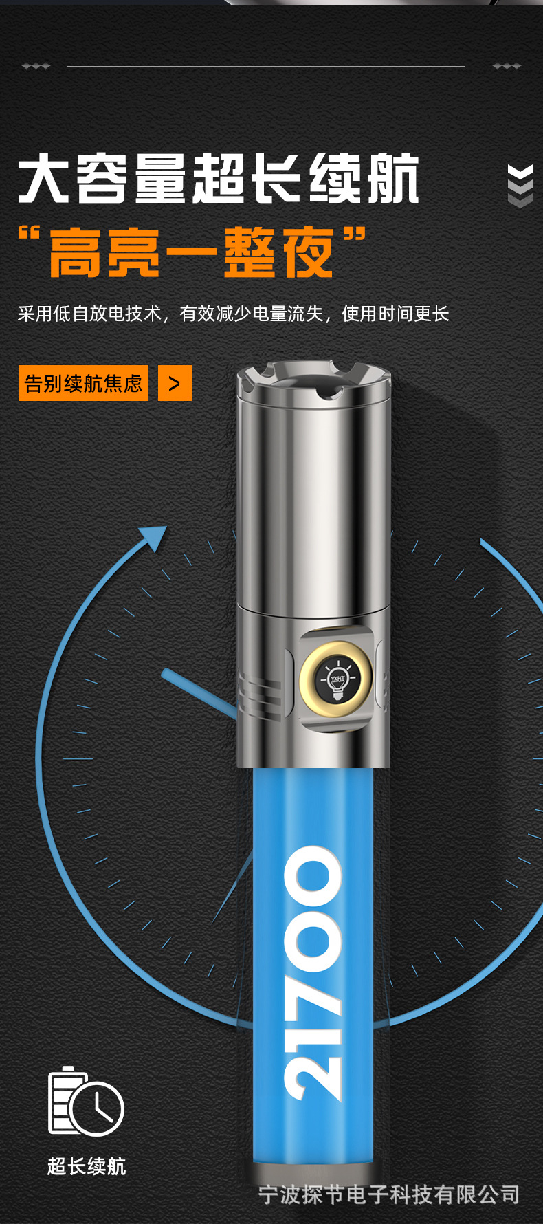 Aluminum Alloy Flashlight with Strong Light and Super Bright Light, Multifunctional for Home Use, Outdoor Use, Ultra-Long Battery Life, Lithium Battery, Portable Small Flashlight