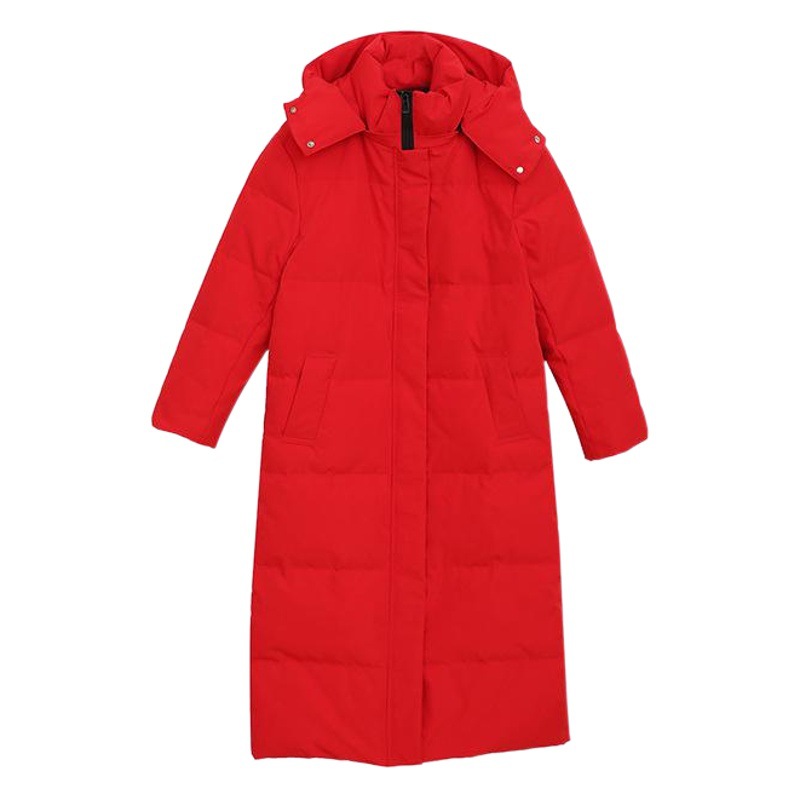 Winter long coat down jacket women's plus fat plus size 200kg knee coat fat girl 300kg clothes