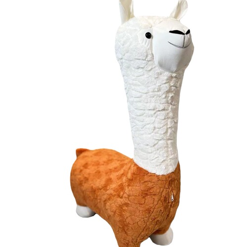 Internet celebrity llama stool llama sitting chair llama sofa decoration children's lazy sofa living room cute pet animal stool 