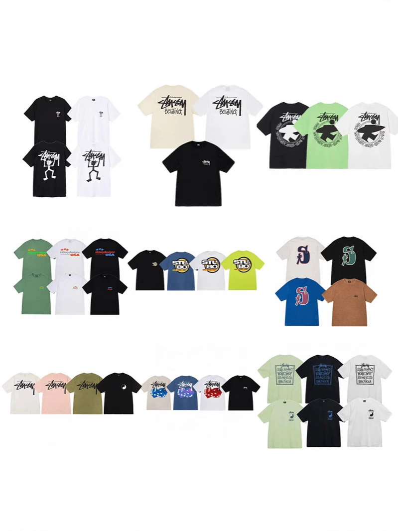 (Cross-border trading), cotton T-shirt for men and women, couple clothing for students, with short sleeve, loose fit, for beloved