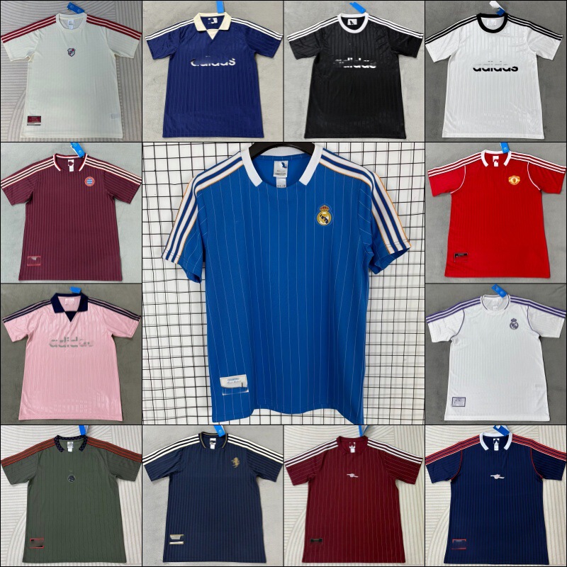 2526 New Retro Clover Series 90 Barcelona Joint Special Edition Sports Thai Version Football Jersey Dropshipping