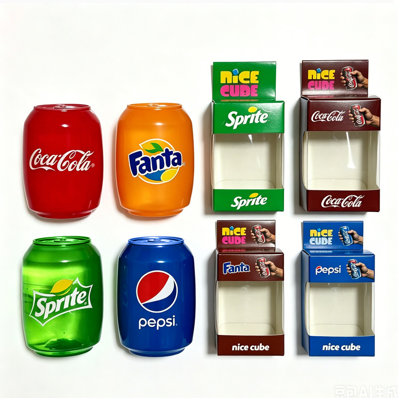 Cylindrical Squeeze Toy in the Shape of a Soda Can or Bottle, Slow Rebound Stress Relief Toy Cylindrical Squeeze Toy in the Shape of a Soda Can or Bottle, Slow Rebound Stress Relief Toy