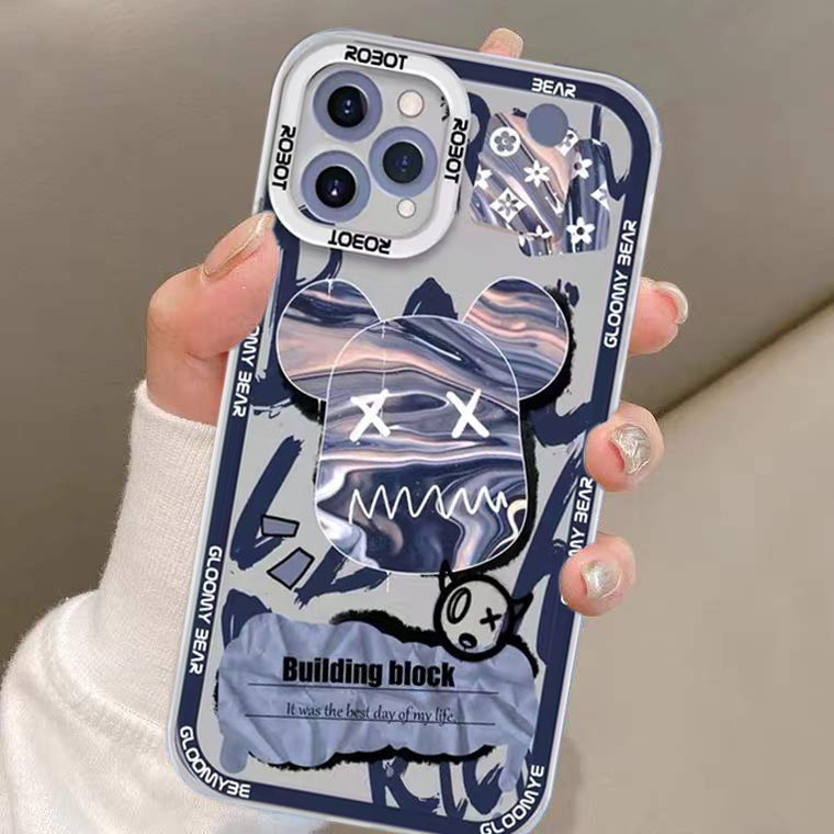 Fashion brand bear Angel eye for Xiaomi 13pro phone case Red Mi k40 creative 11 silicone note12 fashion brand