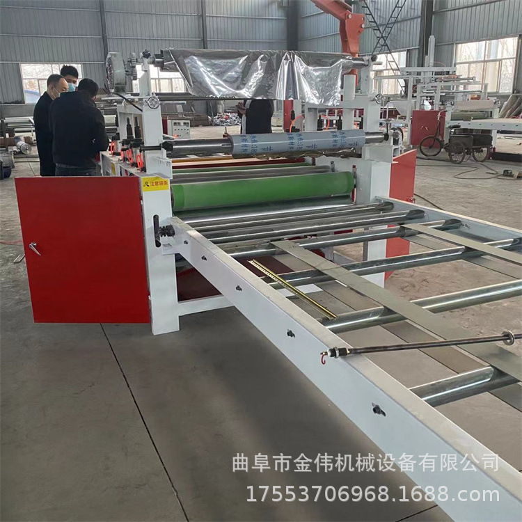 55加仑热熔胶系统贴合机 PUR胶刮刀陶瓷辊实色PET膜贴面机