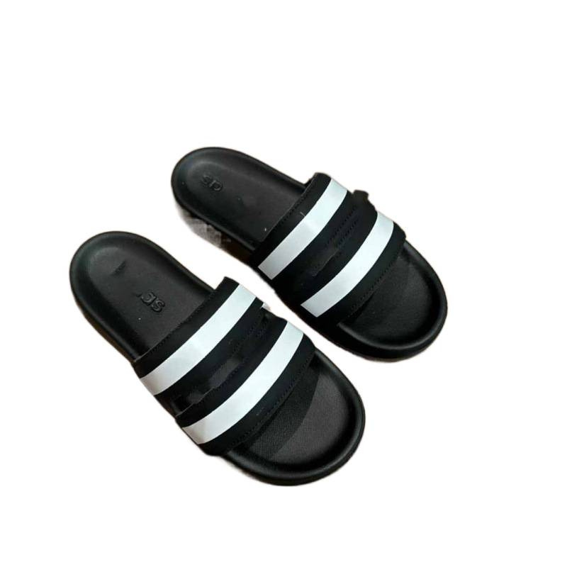 High-quality AD brand summer new model Adidas children's slip-on rubber slippers sandals parent-child shoes beach shoes