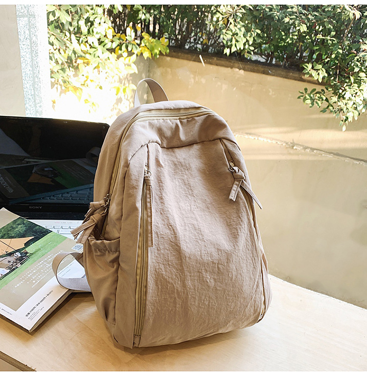 Estudiantes de secundaria retro estadounidenses, bolsos de lona, bolsos de hombro, estilo de alojamiento original, gran capacidad, 100 mochilas escolares, mochilas casuales