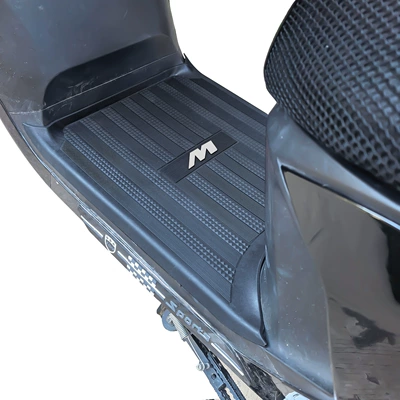 pads, anti-slip rubber mats, Electric vehicle foot mat - full-coverage-floor-mats-gray-lettering-m385cm395c