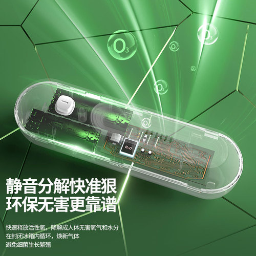 New Refrigerator Deodorizer Ion Air Purifier for Home, Odor Removal, Ozone Sterilization, Freshness Preservation, and Deodorizing Device