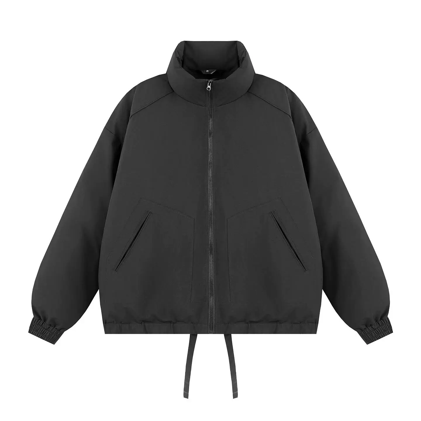 纯色简约休闲立领棉袄男冬季蓬松面包服百搭潮流宽松韩版棉服批发