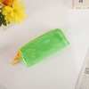 With zipper, green, yellow