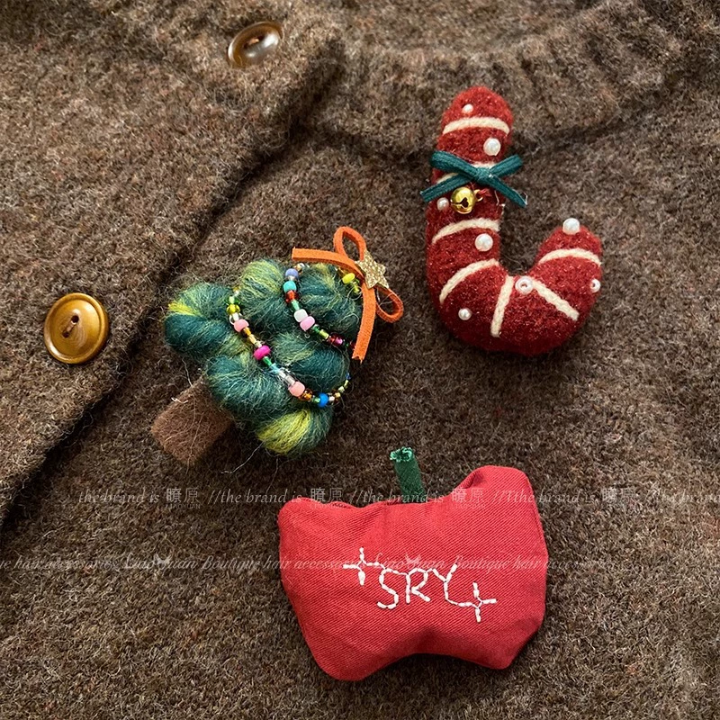 Маленькая рождественская одежда ~ Симпатичный свитер брошь высокого класса изысканный модный значок дизайн