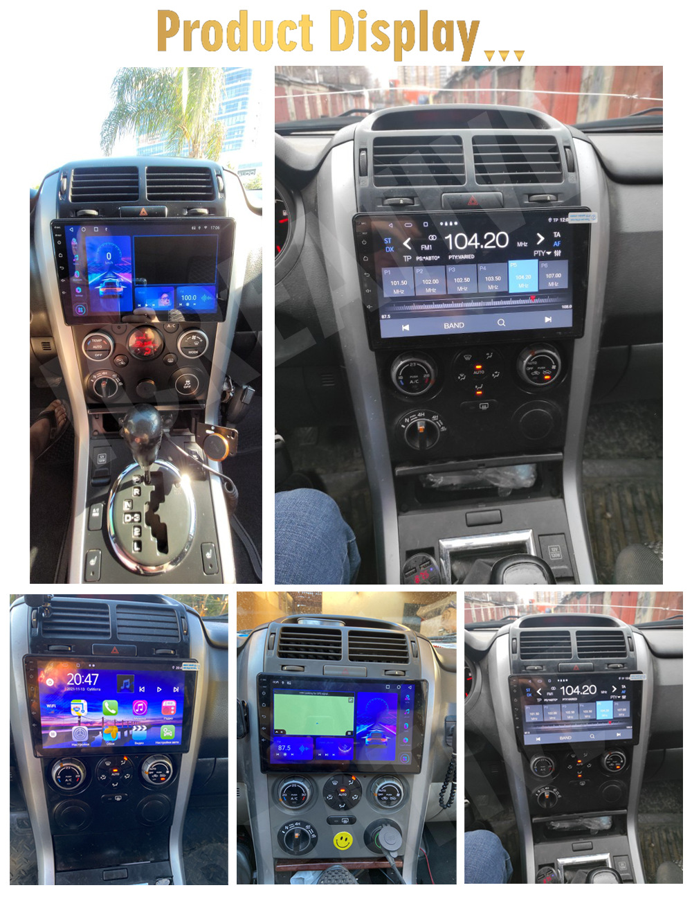 Suitable for Suzuki Super Vitra 05-15 Android central control GPS car navigation/smart Bluetooth carplay
