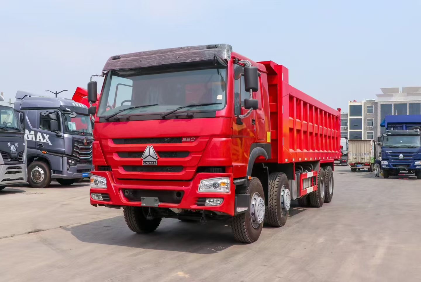 Sinotruk Howo Dump Truck 371/430 Horsepower 10/12 Wheel Engineering Truck Cross-Border Sinotruk Howo 8X4