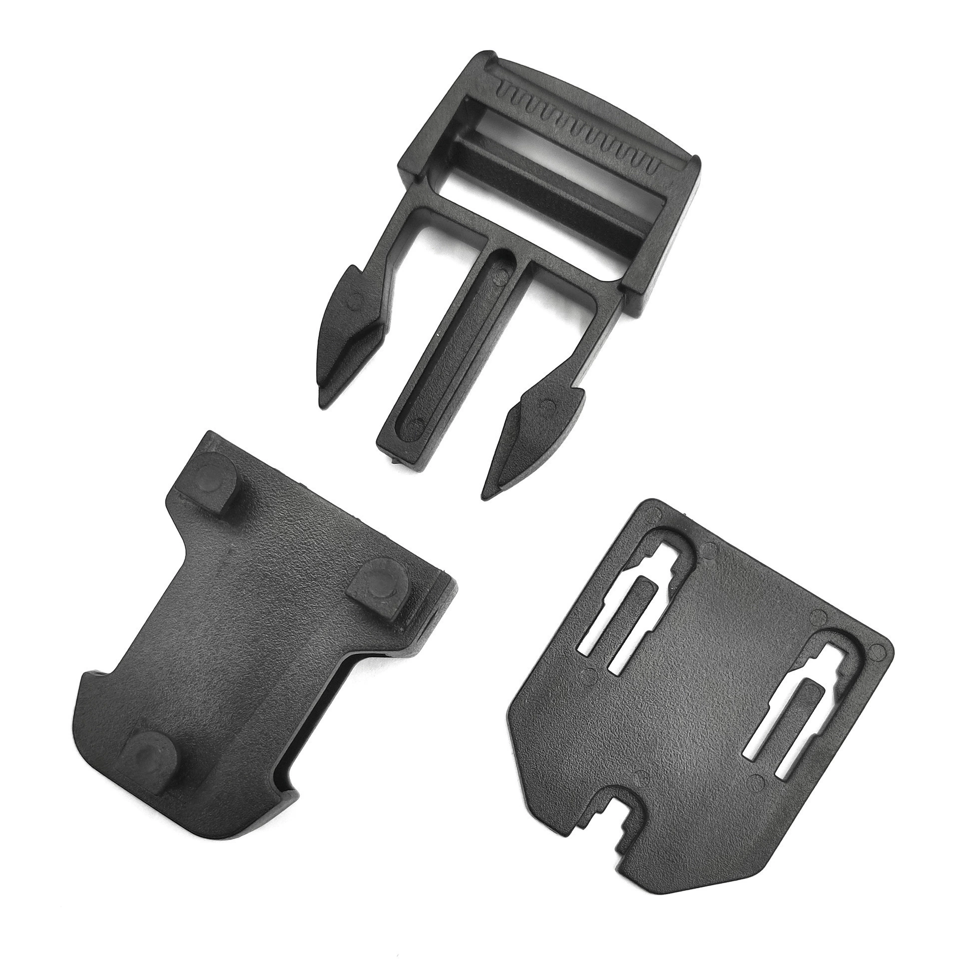 Plastic backpack with clasp, set, tactics belt bag, bag accessory, 20-25mm, 3 piece set