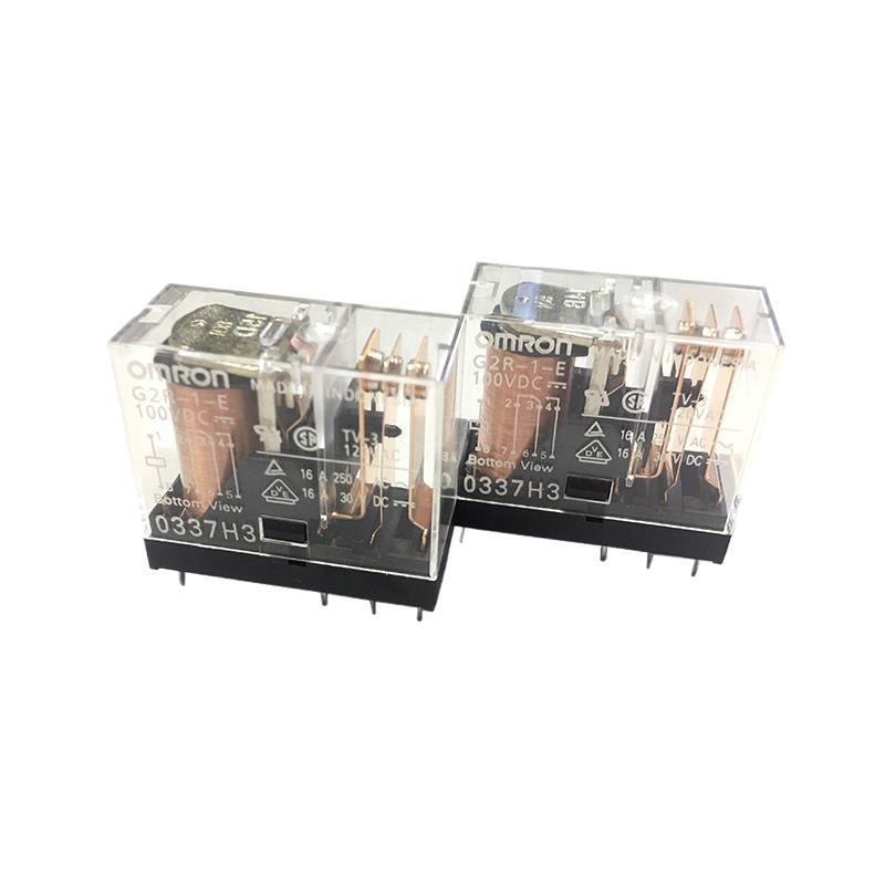 欧坶龙功率继电器G2R-1-E DC100V一开一闭16A电源控制器继电器
