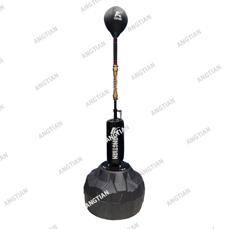 Fábrica Angtian personalizada boxeo bola de velocidad vertical familia Sanda lucha equipo de entrenamiento de reacción adulto
