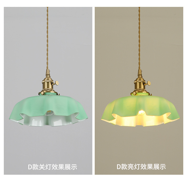 现代简约床头吊灯卧室创意轻奢餐厅吧台小吊灯玄关日式单头灯具|undefined