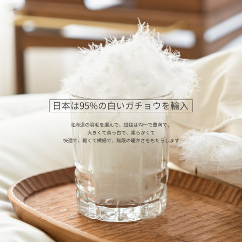 [Hand-selected grade] Japanese 5A down quilt 95 white goose down quilt core thickened winter quilt warm quilt core Japanese weaving Nishikawa