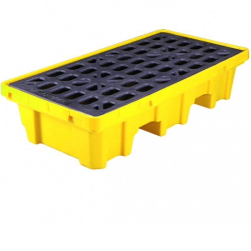 西斯贝尔SPP102聚乙烯两桶盛漏托盘深圳防腐蚀卡板聚乙烯平台