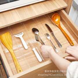 跨境热卖亚克力抽屉收纳盒刀叉分类收纳盒可调节多功能存储盒工厂