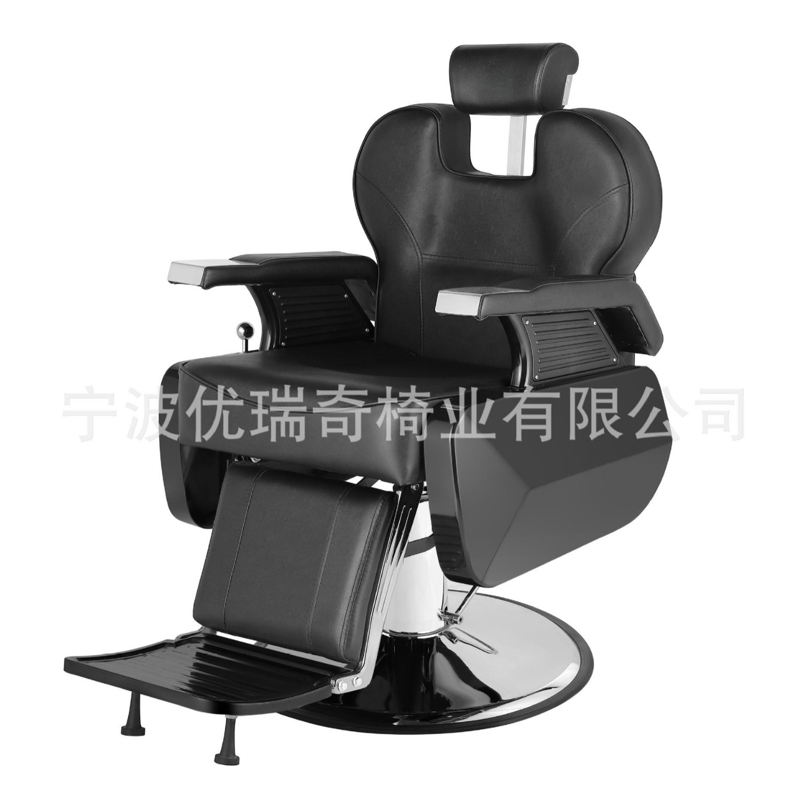 Silla de barbería transfronteriza silla de barbería cómoda silla de corte de pelo de acero inoxidable comercio exterior al por mayor muebles de peluquería image 7