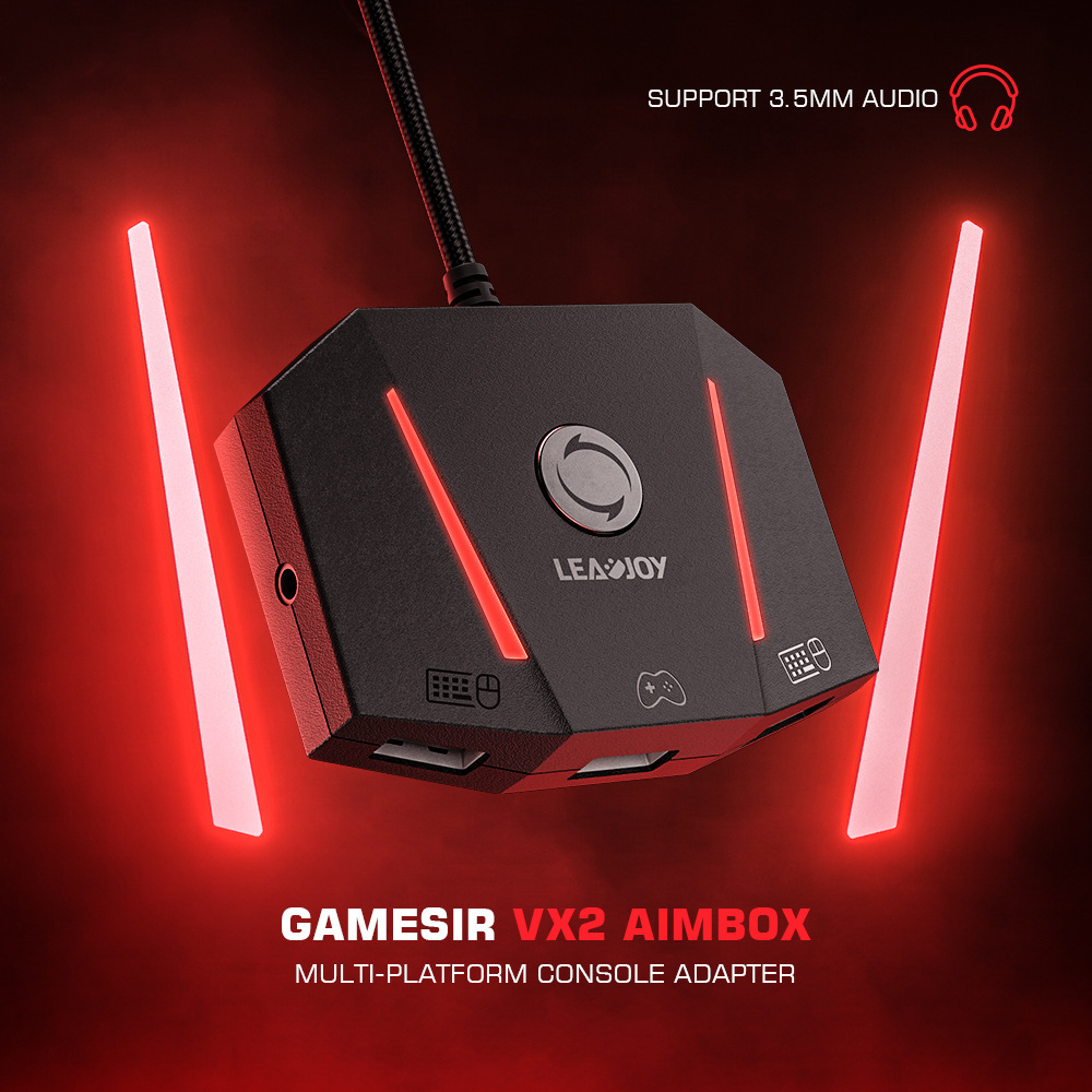 GameSIr-leadjoyVX2AimBox consola de juegos de teclado y ratón convertidor Xbox PS4PS5 Interruptor