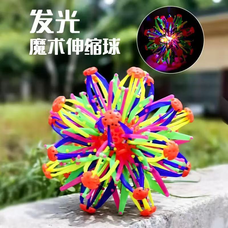 Rotating magic telescopic travel toy