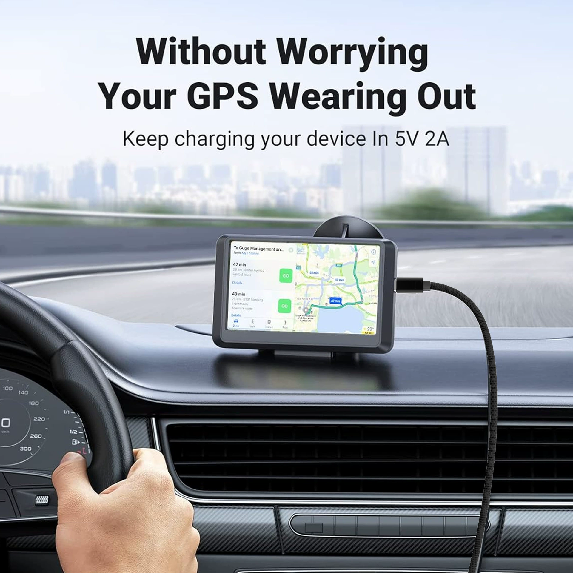 Mini usb charging data cable 5P fabric braiding suitable for MINI interface mobile hard disk navigation mp3 4