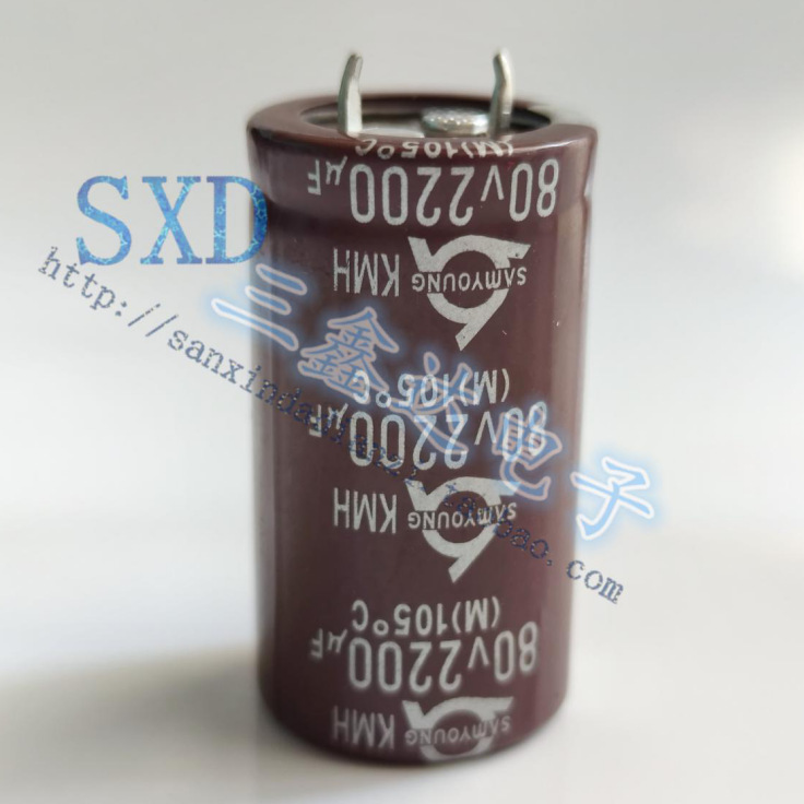 80V2200UF全新原装进口 2200UF80V音频功放滤波发烧电容 22*40