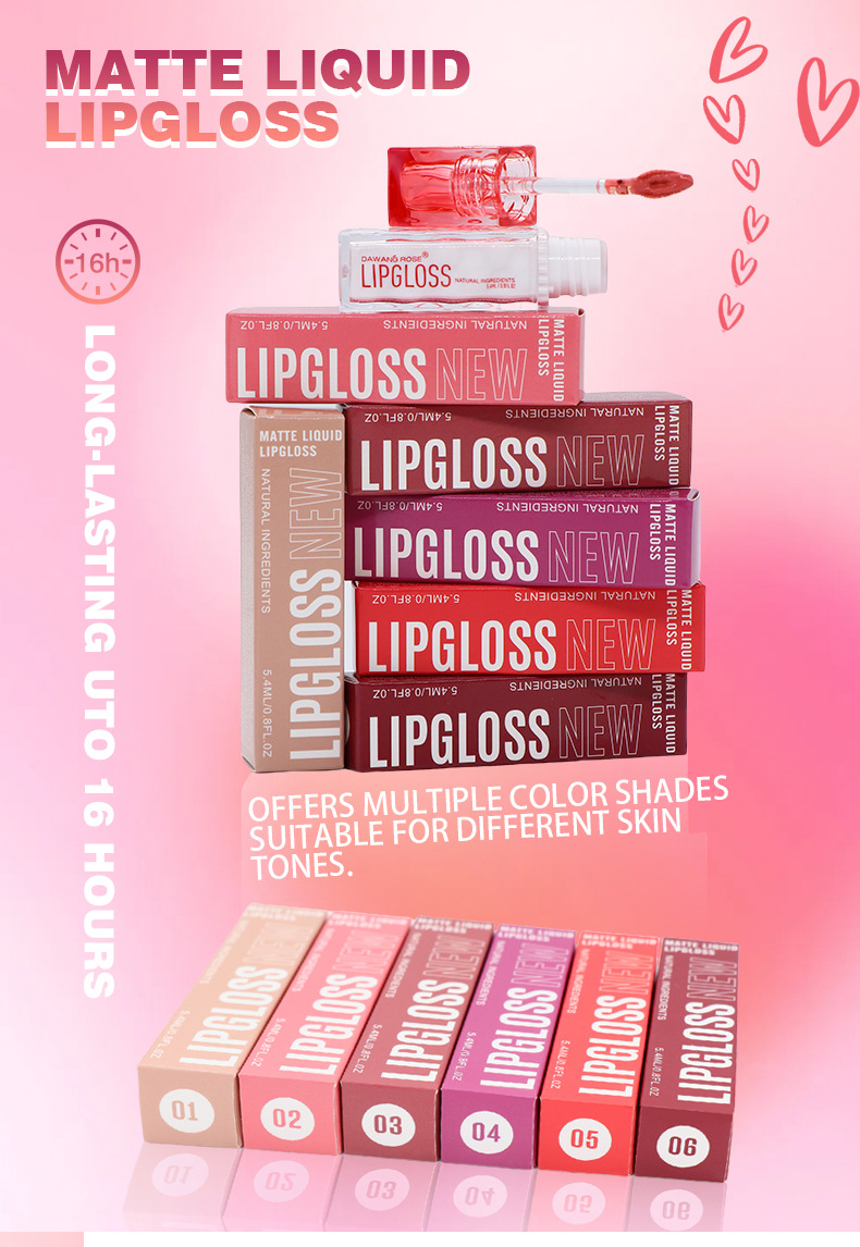 Velvet Matte Liquid Lipstick Nude Waterproof Long-lasting Gloss_voghion.com