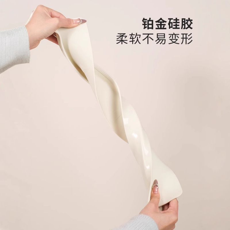一体式吸盘水槽挡水板厨房台面防溅水卫生间洗漱台加长水槽挡水条|undefined