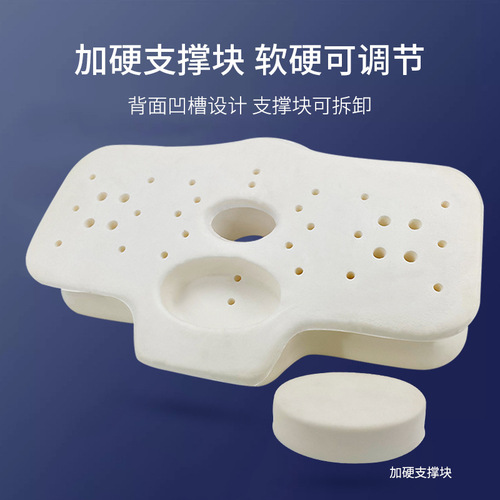Ergonomic cervical pillow, multifunctional deep sleep special neck pillow, adjustable traction pillow, memory foam pillow