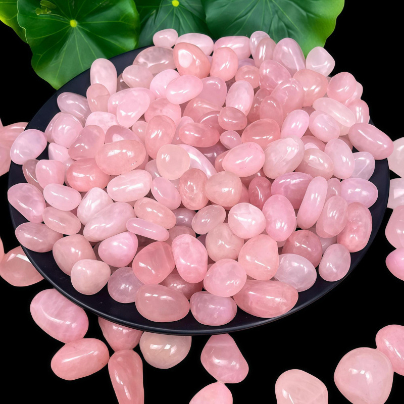 Piedra de lluvia natural colorida piedra rosa guijarro roca pequeña decoración acuario hidropónico de maceta