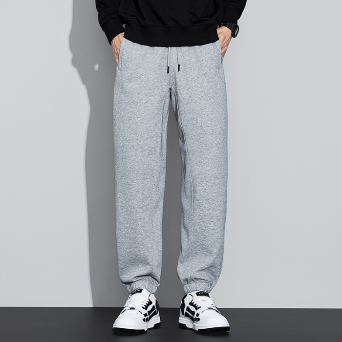 2025 nuevo otoño y invierno dos pantalones abiertos para hombres simples japoneses pantalones de calzado para hombres americanos pantalones casuales sueltos